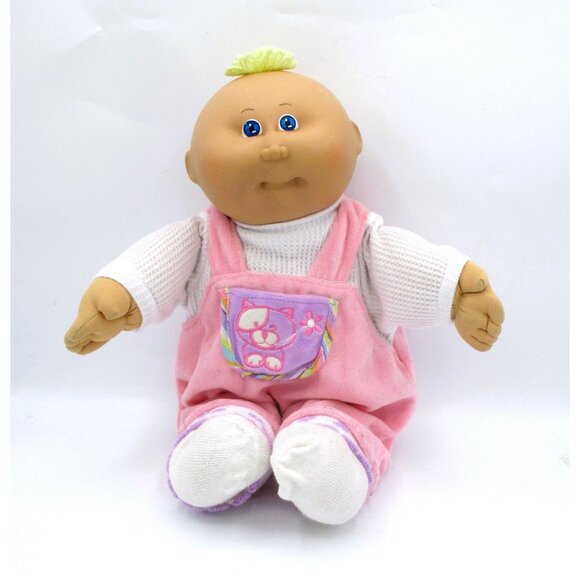 Vintage 1984 Cabbage Patch Kids Preemie Doll HM1 Pink Outfit Cute - Picture 1 of 7